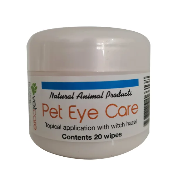 Pet Eye Care - 20 Natural Wipes - The Vegan Petfood Company